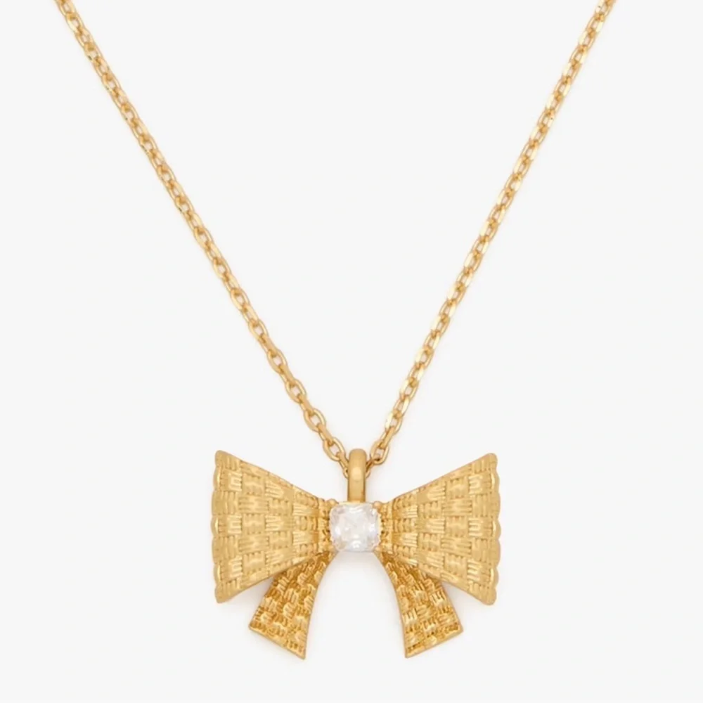 $79 Kate Spade Wrapped In A Bow Mini Pendant